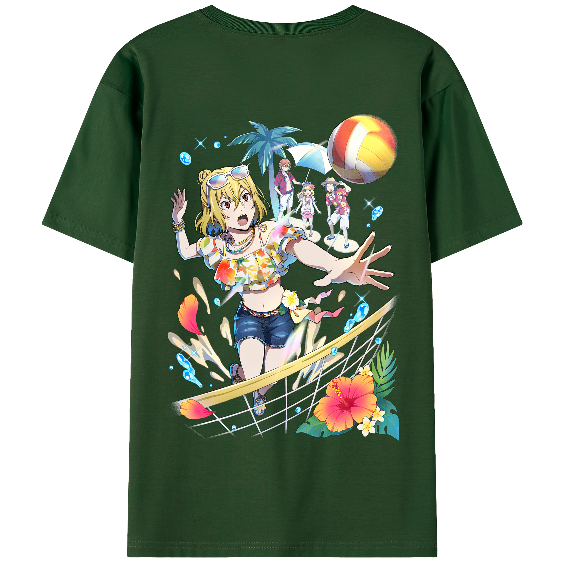 （画像用） 文豪ストレイドッグス Bungo Stray Dogs 綿100％半袖Tシャツ（背面プリント）